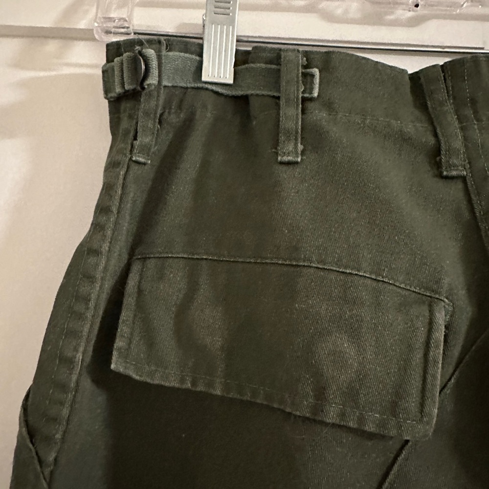 [vintage] high waist army cargo pants - Picture 9 of 12